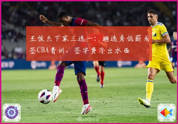 王俊杰下家三选一：避选秀低薪或签CBA青训，签字费浮出水面